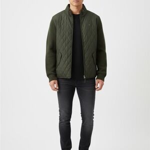 Tommy Hilfiger Men's Quilted Field Jacket in Olive Green size XL EUC